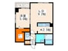 ＭＯＤＥＮＡ　ＳＩＡＮ 1LDKの間取り