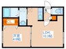 アステール 1LDKの間取り
