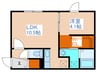 SENNA元町 1LDKの間取り