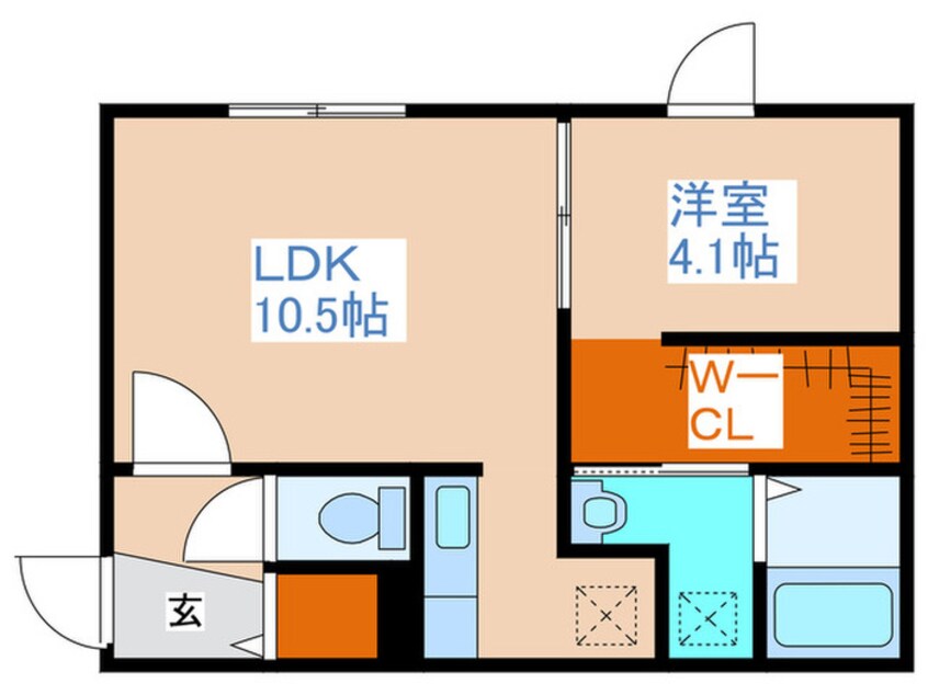 間取図 SENNA元町