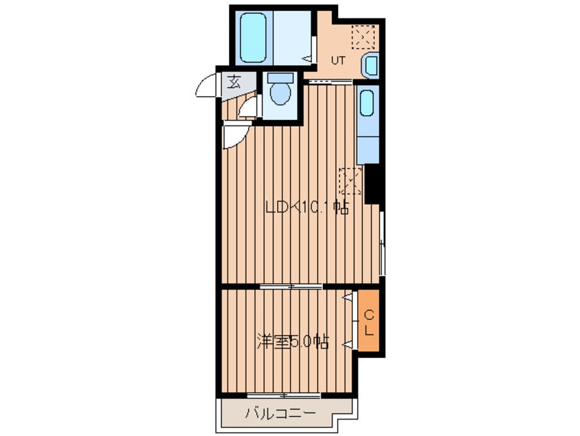 間取図 パ－クヒルズ中の島２１