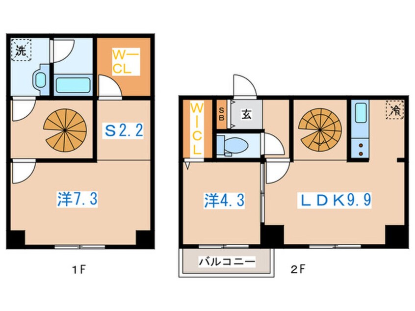 間取図 シャイニングドリーム八軒