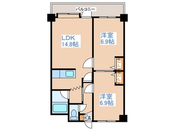 間取図 ハイツサン