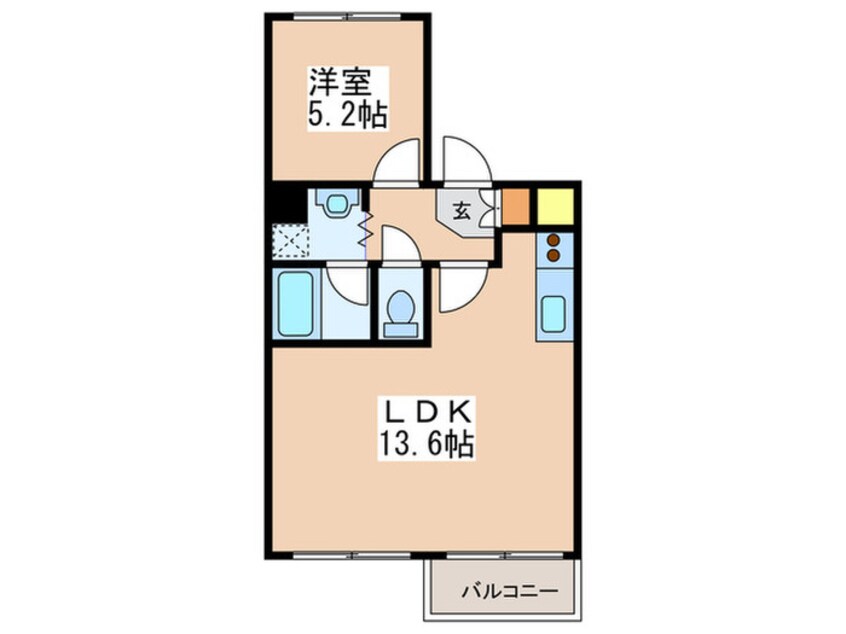 間取図 ｾﾚｽﾃ宮の森