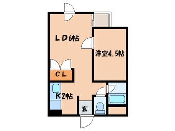 間取図 Ｍｕｓｉｃａ　ｓｅ　Ｐｉａｃｅ