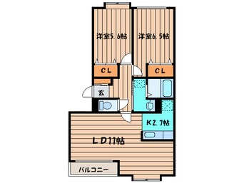 間取図 プレアデス篠路