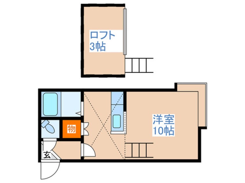 間取図 グランステ－ジみなみⅠ