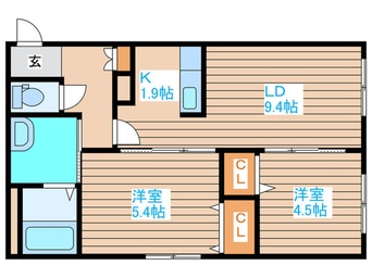 間取図 Ｒｅｔａｒａひばりが丘