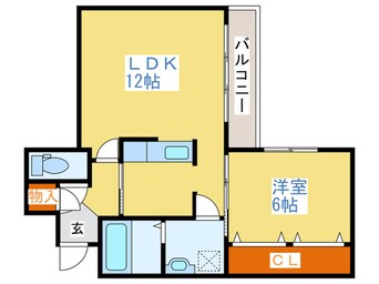 間取図 ラフィネ水車町