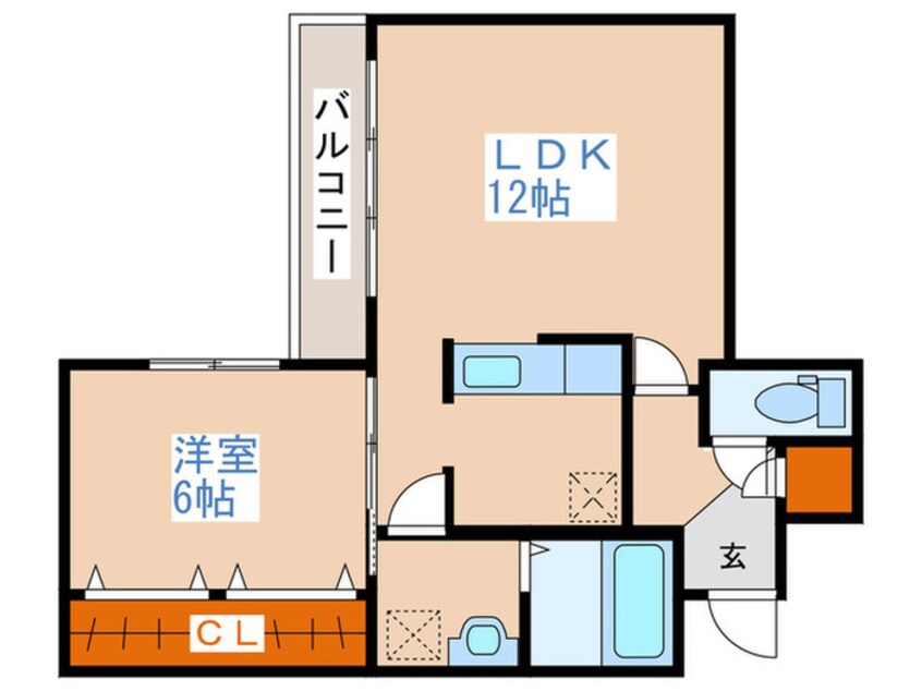 間取図 ラフィネ水車町