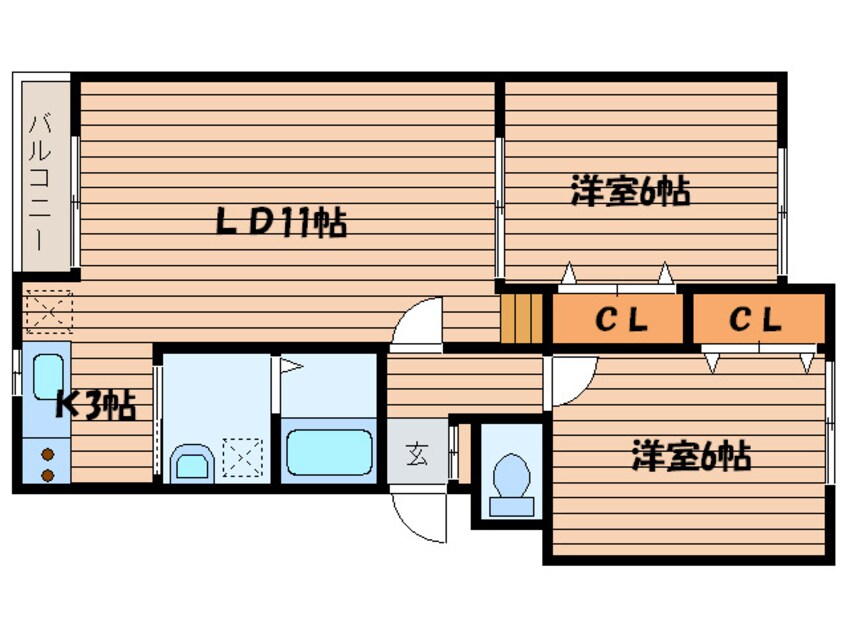 間取図 信弐号館