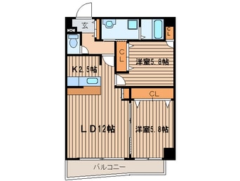 間取図 プリズム・ヴィラ