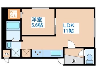 間取図 グランミレニアム中の島通り