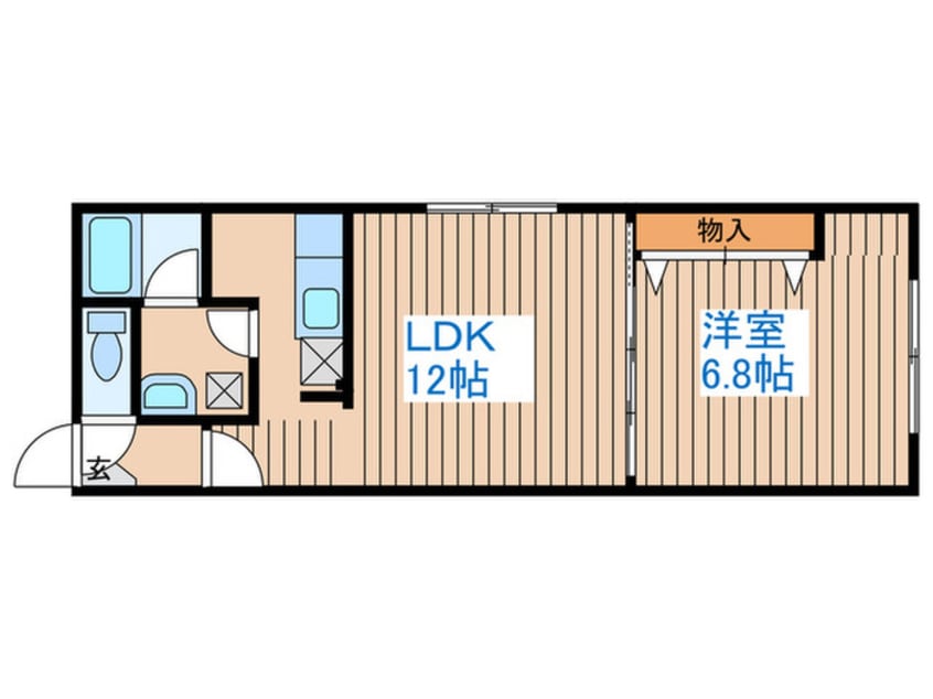 間取図 エクセルハウスサウスエイト
