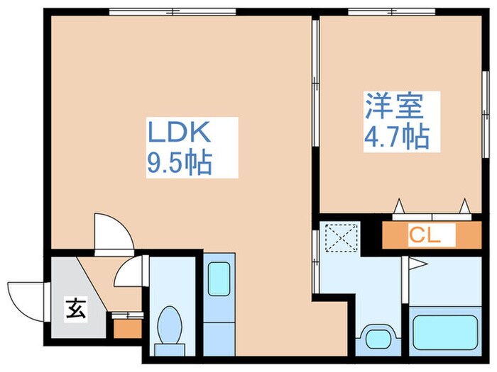 間取り図 ゼスティ東札幌