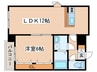 ヒルズパ－クサイド１１６ 1LDKの間取り