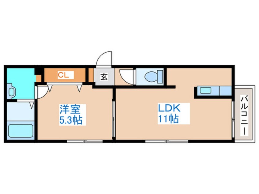 間取図 ラフィナート南郷通