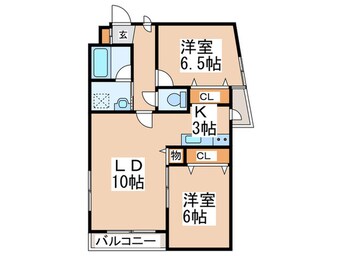 間取図 ＮＯＶＡ大通Ⅱ