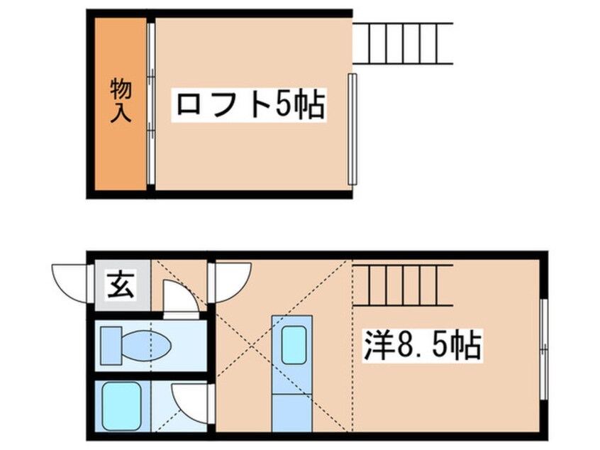 間取図 イーストサイドイン