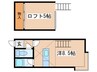 イーストサイドイン 1Rの間取り