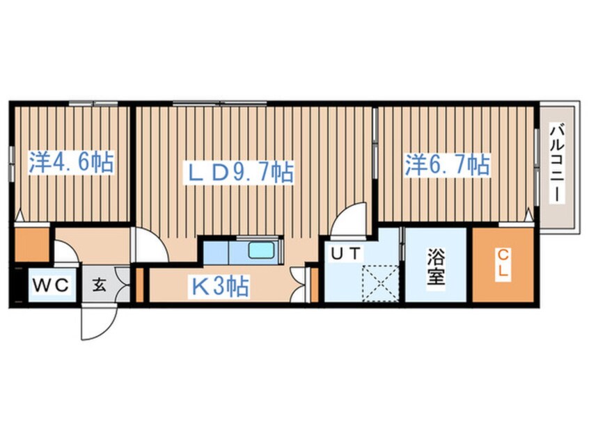 間取図 ルビア北16条