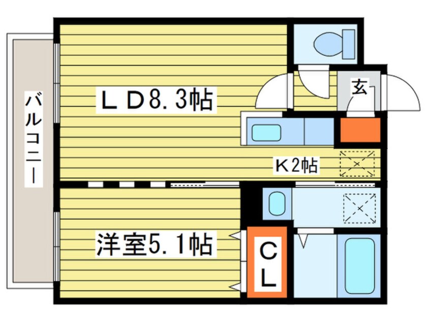 間取図 グランデプレシア環状通東