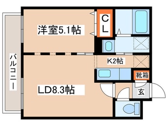 間取図 グランデプレシア環状通東