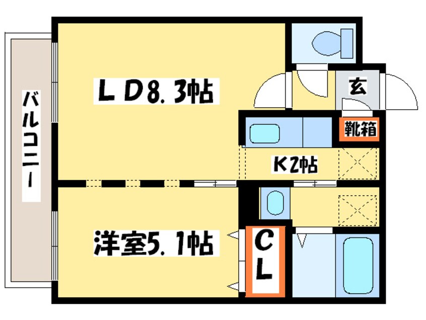 間取図 グランデプレシア環状通東