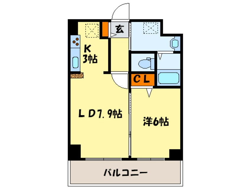 間取図 ド－リス北７条館