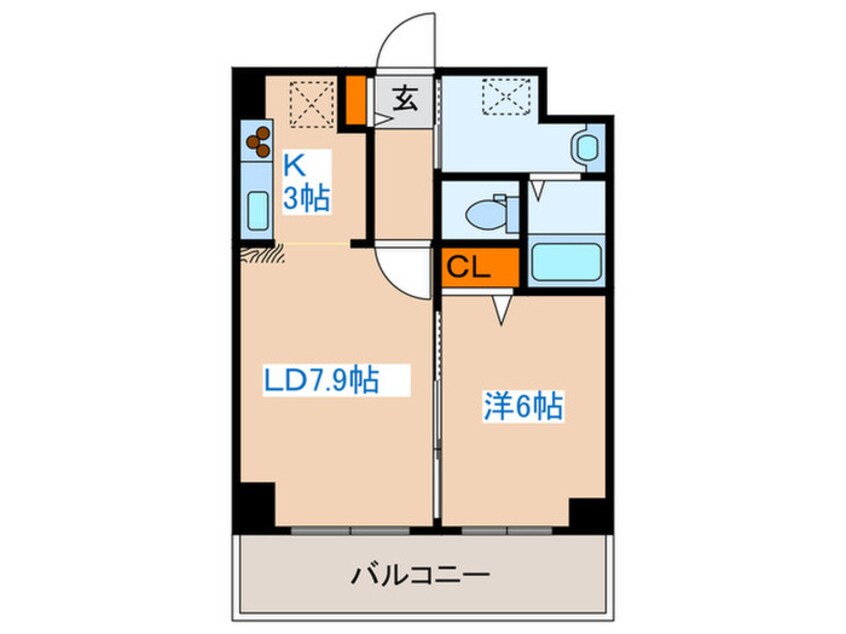 間取図 ド－リス北７条館