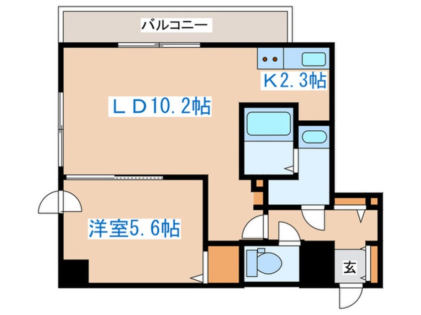 間取図 グレイスコートＫＯＴＯＮＩ