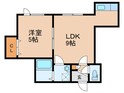 ケープコッドの間取図