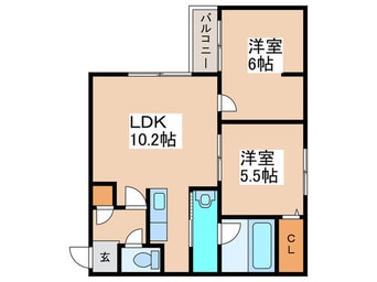 間取図 フェスタリア麻生