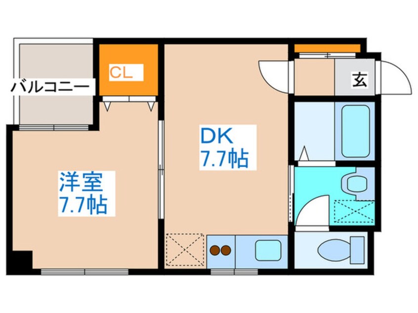 間取図 メゾン・ド・ヴィレ知事公館前
