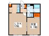 イデアル福住 1LDKの間取り
