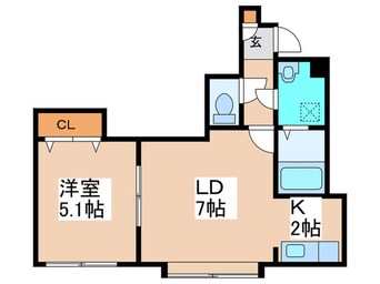 間取図 アプローズコート太平