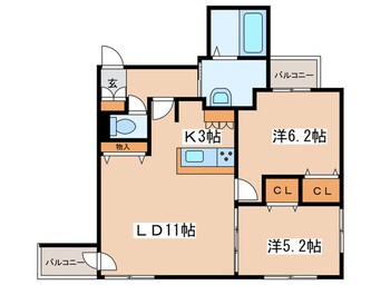 間取図 ア－バンスクエア新札幌