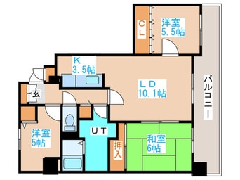 間取図 パークノヴァ北円山