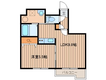 間取図 ルミノ－ゾ厚別