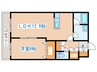DearCourtIS西町 1LDKの間取り