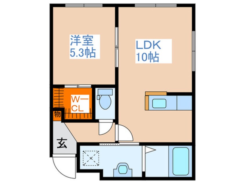 間取図 ル・コンフォール