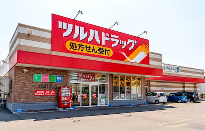 ツルハドラッグ(ドラッグストア)まで1400m グランメール北40条A