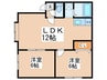 グレ－スハイム本町 2LDKの間取り