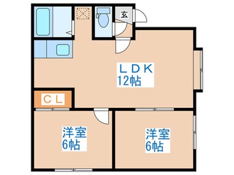 間取図 グレ－スハイム本町