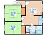 もたいマンション 2LDKの間取り