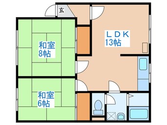 間取図 もたいマンション