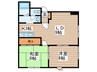 メイユ－ル月寒2 2LDKの間取り