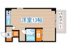 スターコートフォルティス 1Rの間取り