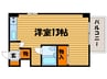 スターコートフォルティス 1Rの間取り
