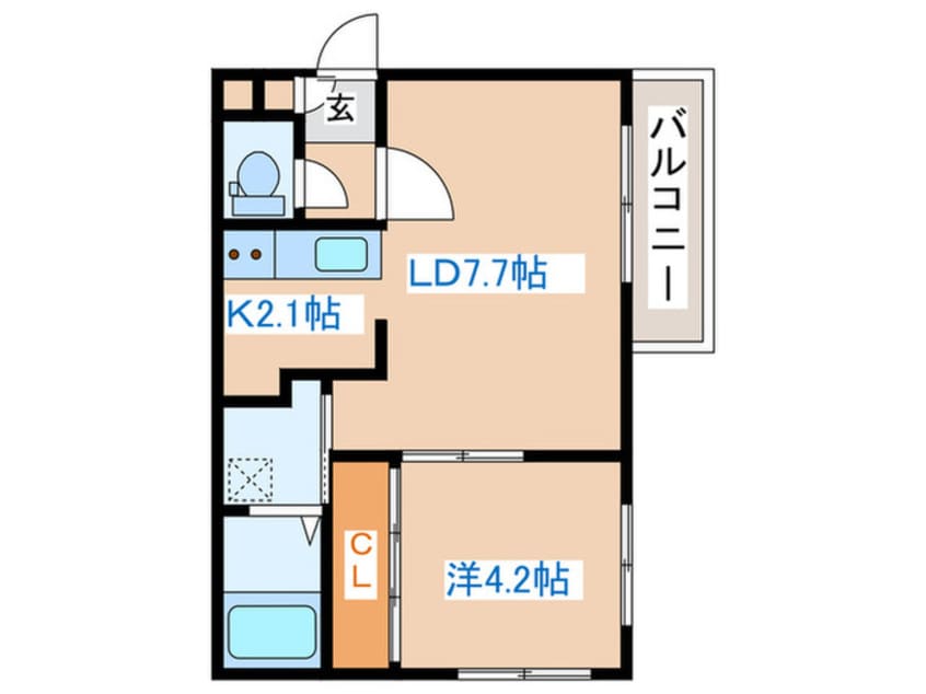 間取図 Southern Spot